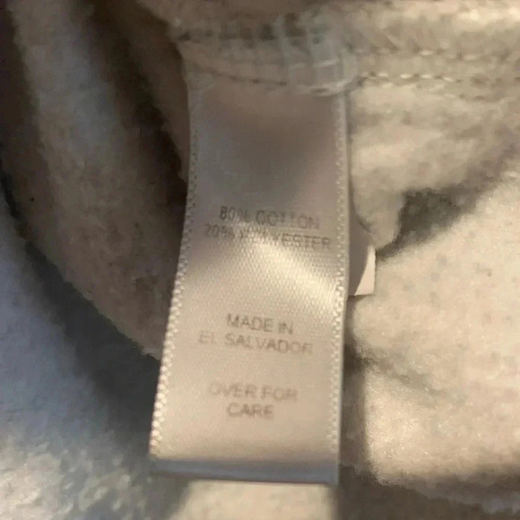 Plymouth State Panthers Unisex 1/4 Zip Sweatshirt by Red Shirt Cotton Med EUC - Picture 5 of 9